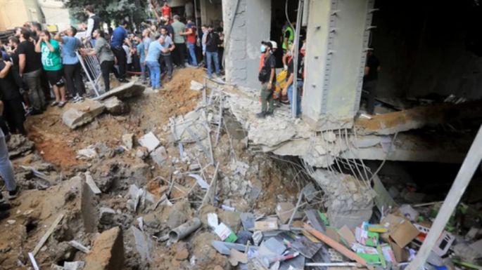 Israel lanzó misiles en  un edificio residencial
