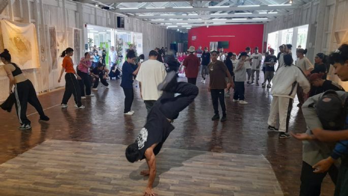 Hubo batalla de danza freestyle en el Leonardo Favio