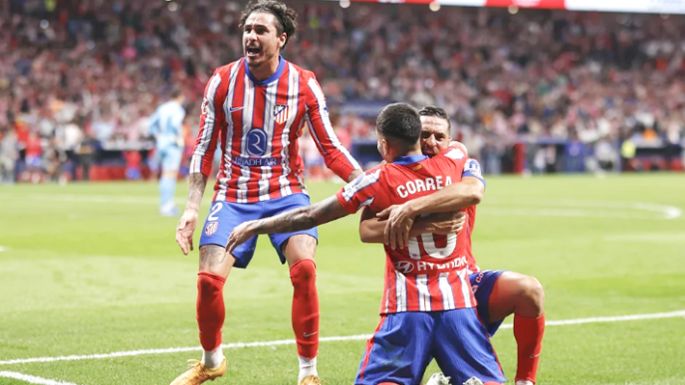Correa empató el derbi en el final
