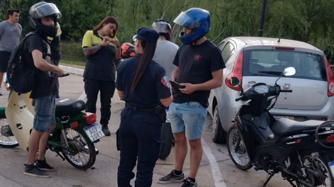 Más de 30 motos secuestradas tras operativos en la costanera