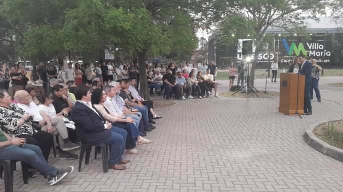 Inauguraron el Paseo del Ciudadano Notable Villamariense