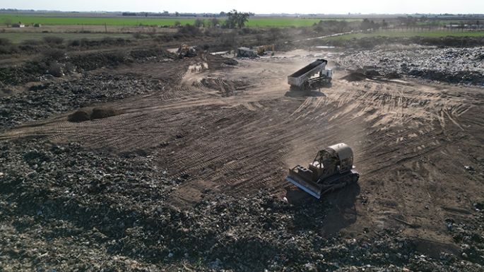 Avanzan en el cierre del basural