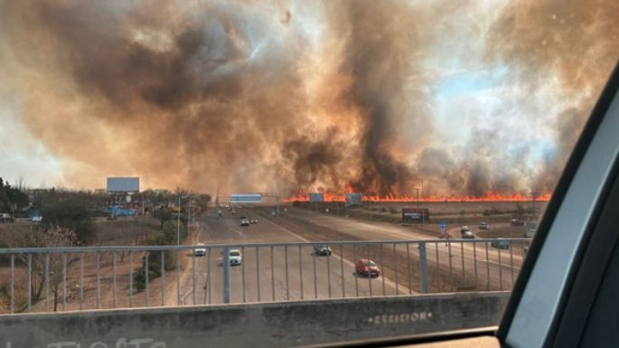 Incendio en las sierras