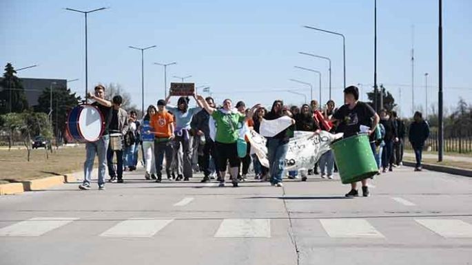 Sonó la marcha universitaria
