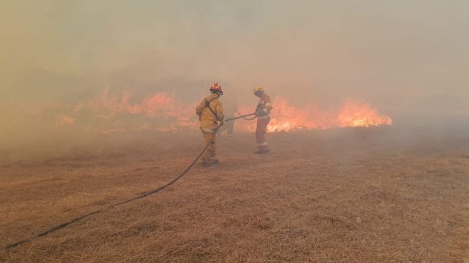 Bomberos combaten tres nuevos incendios forestales
