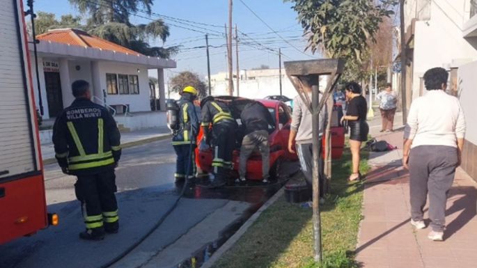 Accidentes, una riña y tres incendios en las dos Villas