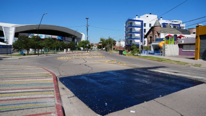 Solicitan circular con precaución por el pintado de sendas peatonales