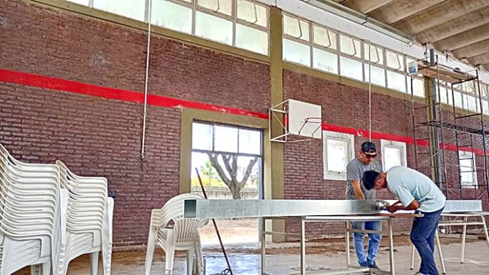 Reparan las escuelas