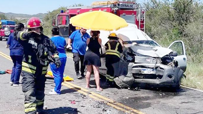 Impacto fatal en el ingreso al Valle de Calamuchita