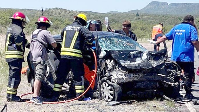 Impacto fatal en el ingreso al Valle de Calamuchita
