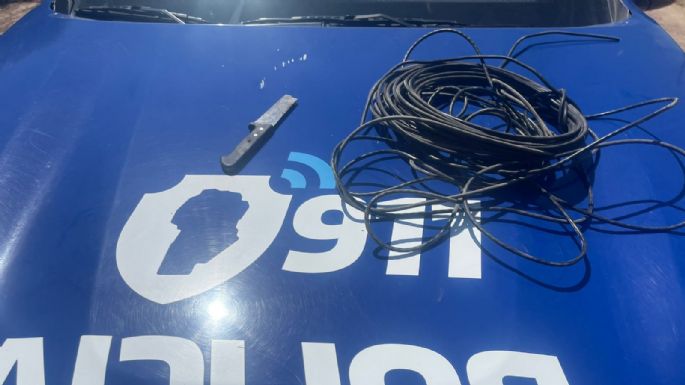 Un detenido por robar cables del tendido eléctrico