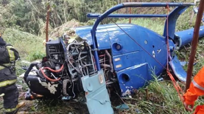 Dos muertos tras la caída de un helicóptero en San Pablo
