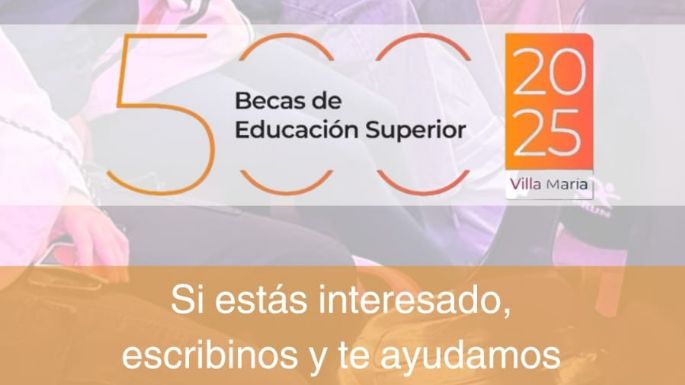 Se extendió el plazo de inscripción para las 500 becas de educación superior