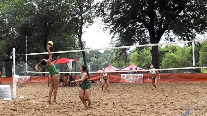 El torneo del Parque  desafió al mal tiempo