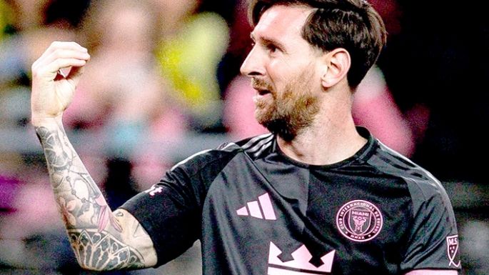 Lionel Messi hizo un gol  y tuvo un festejo picante