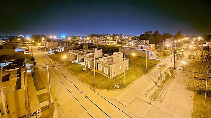 Casalinda: se restableció el 95%?del alumbrado dañado