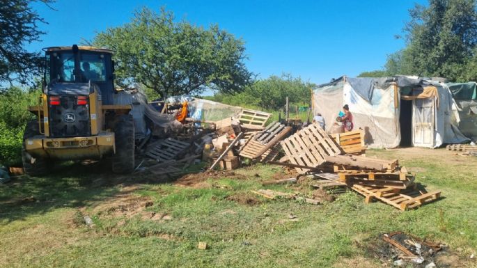 Desalojaron los terrenos ocupados en barrio Los Olmos