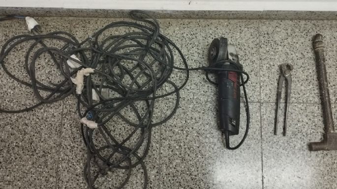 Secuestraron herramientas robadas e imputaron al ladrón