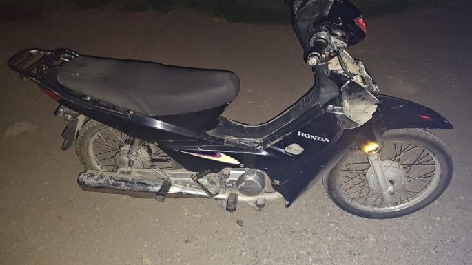 Recuperaron una motocicleta sustraída tras un operativo policial