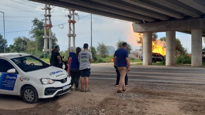 Se produjo una explosión en la obra de la Circunvalación