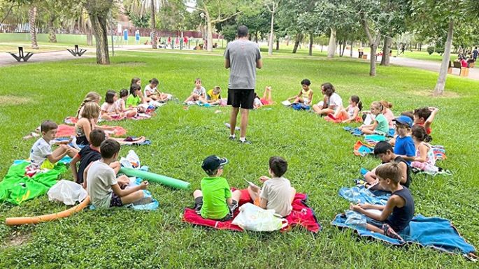 Campamento con artes para niños