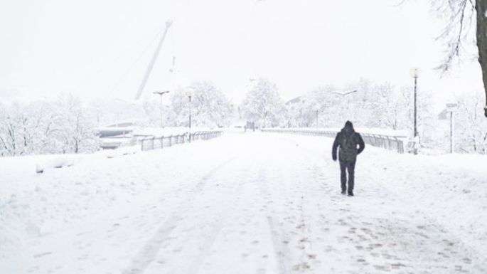 Un temporal que paraliza...
