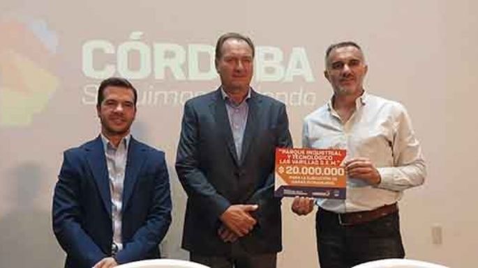 Recibieron $20 millones para el Parque Industrial