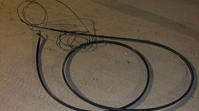 Detuvieron a dos hombres por robar cables del tendido público