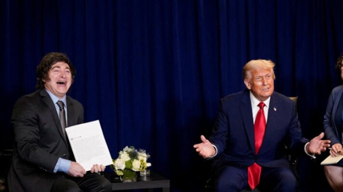 Piden a Trump suspender la asistencia económica a Milei