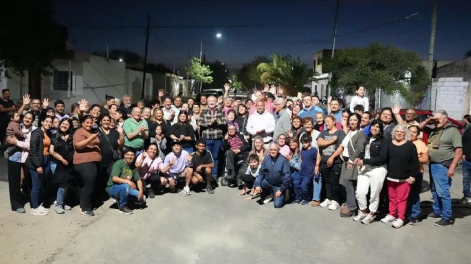 Barrio San Martín ya cuenta con 16 nuevas cuadras de pavimento y 190 luces LED