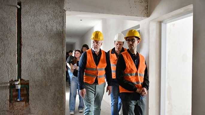 Avanzan obras en el Santa Ana