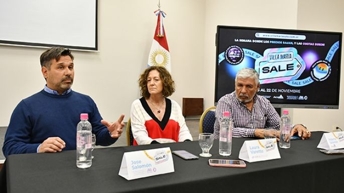 Lanzan Villa María Sale de primavera
