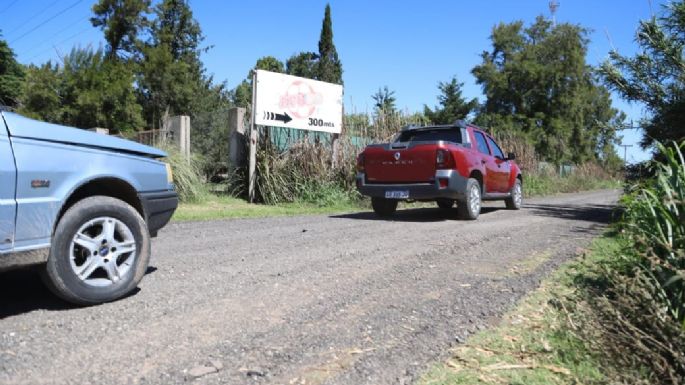 El Municipio colocó 400 metros de base estabilizadora en el ingreso al predio de AFUCO
