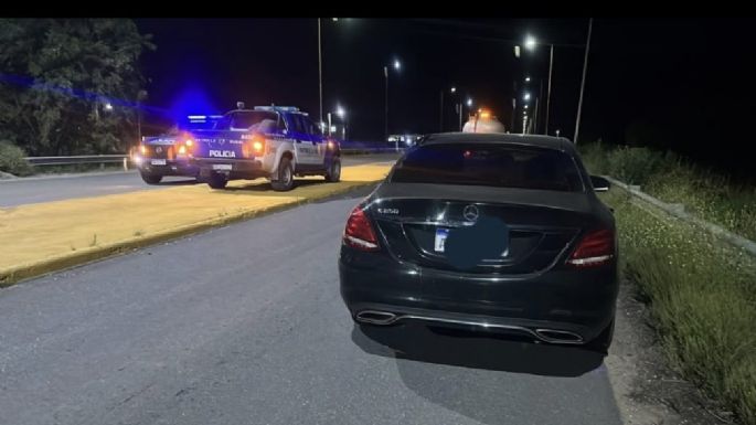 Interceptaron un auto con pedido de secuestro en ruta 9