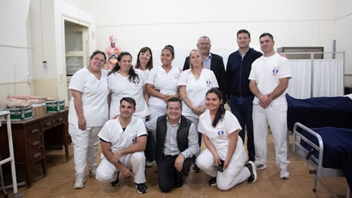 Visita del secretario de Educación