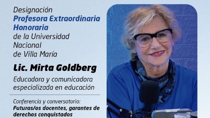 Mirta Goldberg será distinguida
