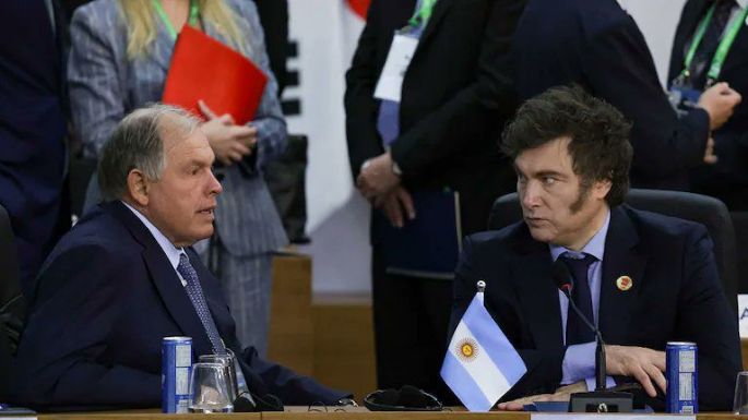Werthein le presentó a Milei su renuncia como canciller