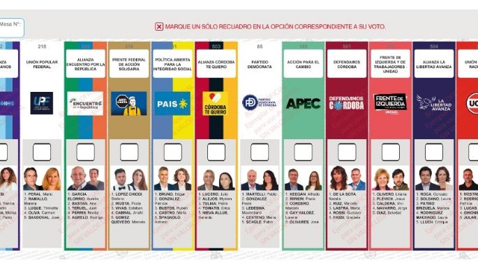 ¿Cómo votar con la Boleta Única de Papel?