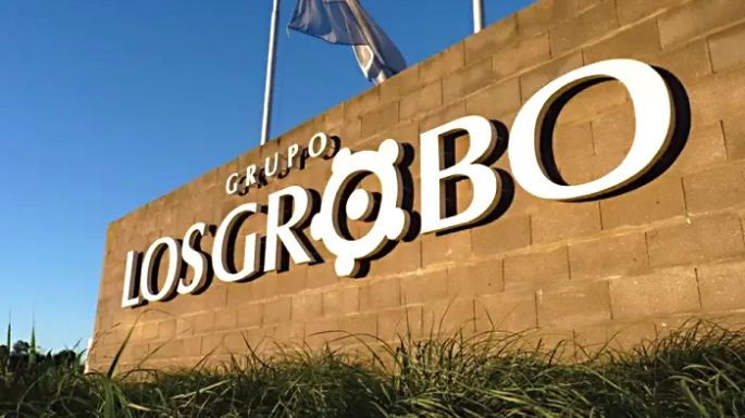 Los Grobo, en rojo
