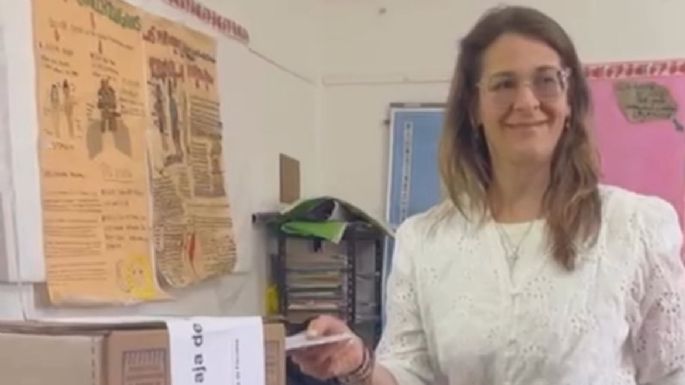 "Quiero el cambio para el país", expresó Julieta Ceballos