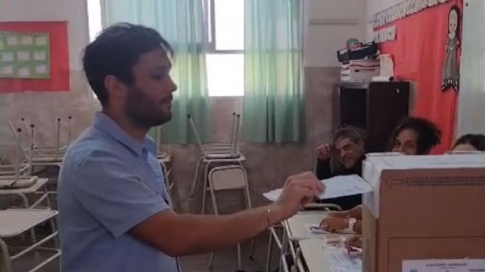 Stéfano López Chiodi votó en el Inmaculada Concepción
