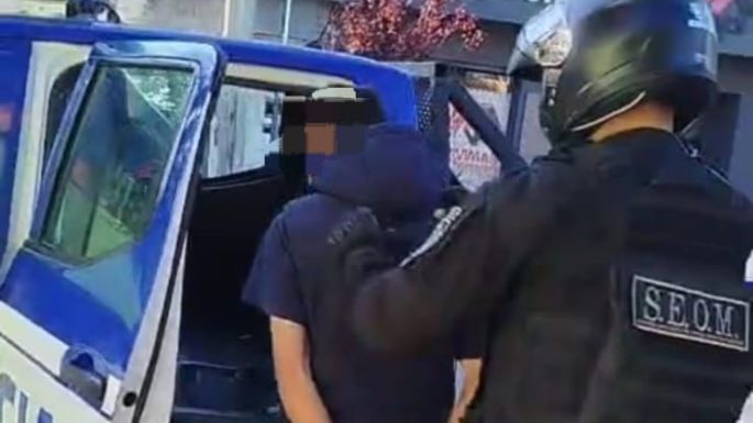 Joven fue detenido por circular en una moto robada