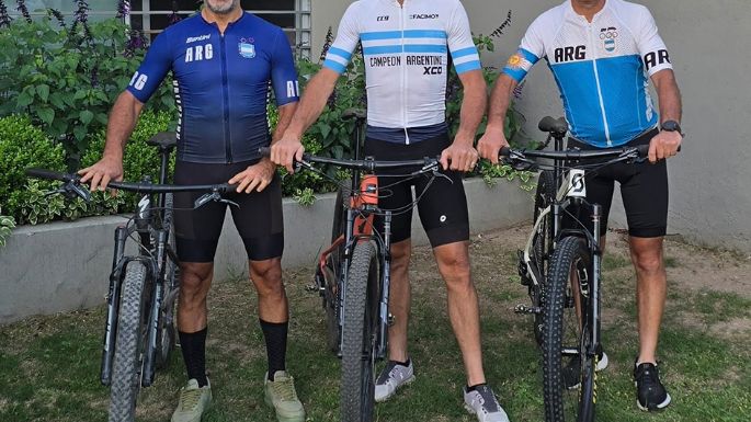 Tres ciclistas locales compiten en Chile