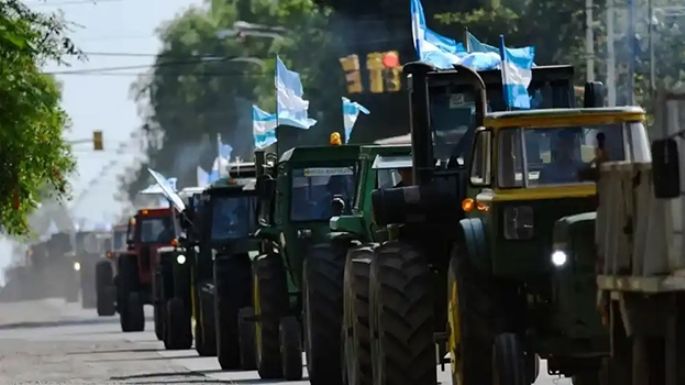 Tractorazo contra Milei