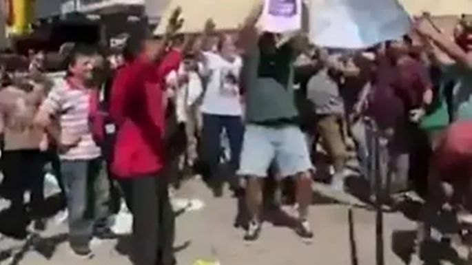 Por incidentes, Milei suspendió la caminata con los militantes