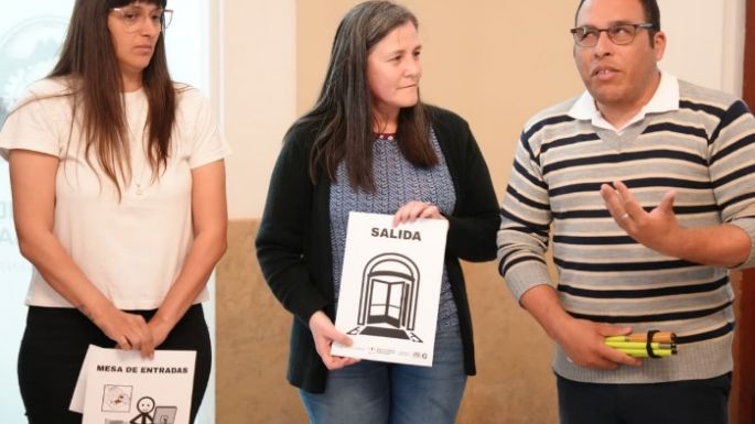 Señalización especial  en los edificios públicos