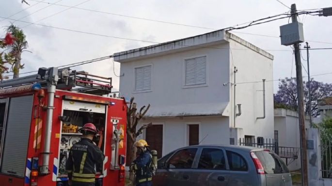 Una mujer trasladada al hospital por escape de gas en una vivienda