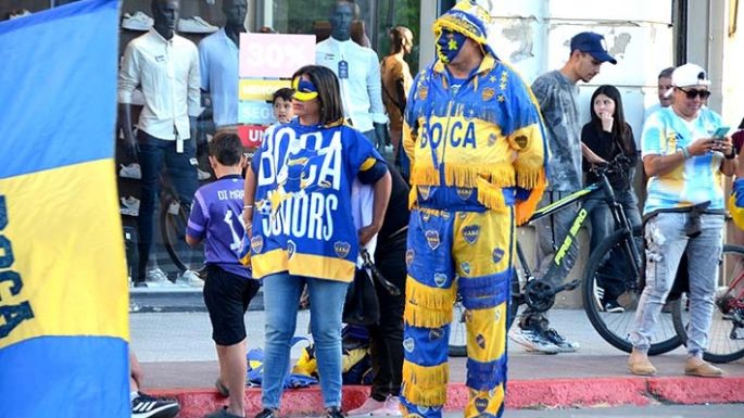 Hinchas de Boca festejaron en la ciudad