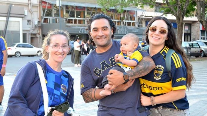 Hinchas de Boca festejaron en la ciudad