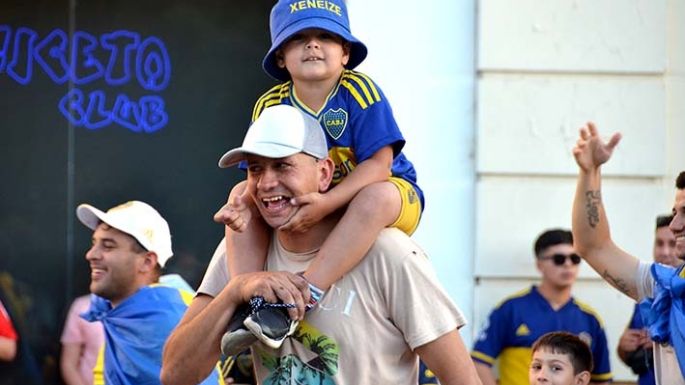 Hinchas de Boca festejaron en la ciudad
